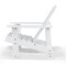 Outdoor Wooden Kid Adirondack Rocking Chair with High Back Slatted Seat